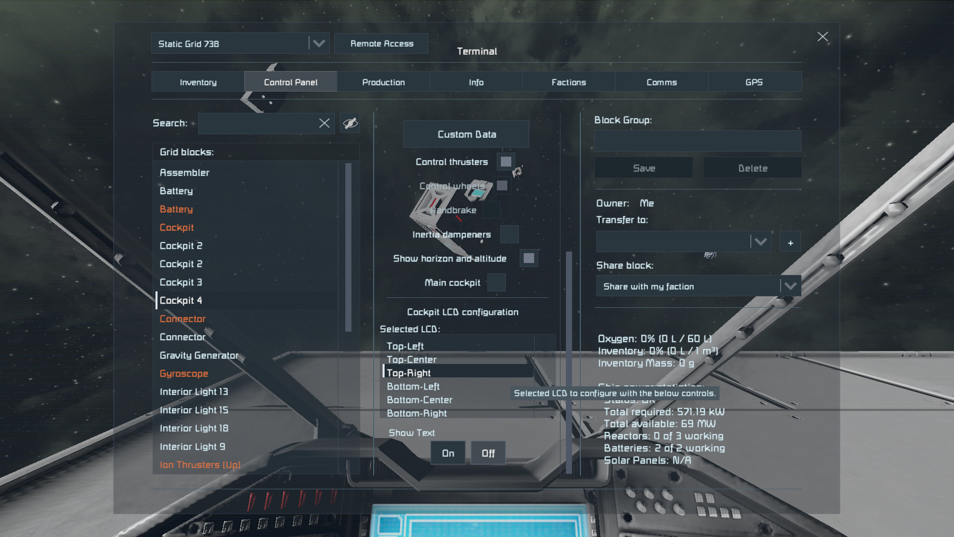 space engineers atomatic lcd panel price